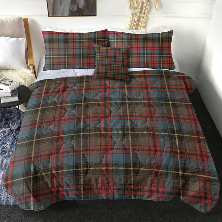 Deas Weathered Clan Badge Tartan Comforter