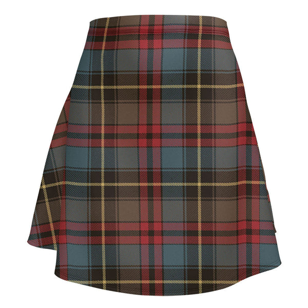 Deas Weathered Clan Badge Tartan Flared Skirt