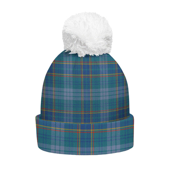 Dempster Ancient Clan Badge Tartan Bobble Beanie Hat