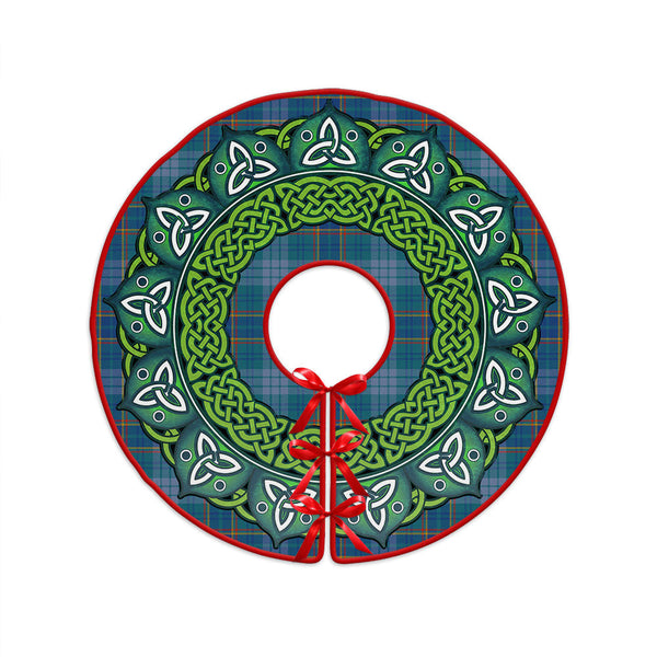 Dempster Ancient Clan Badge Tartan Christmas Tree Skirt Heritage Holiday Decor