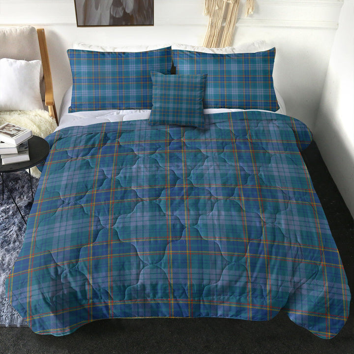 Dempster Ancient Clan Badge Tartan Comforter