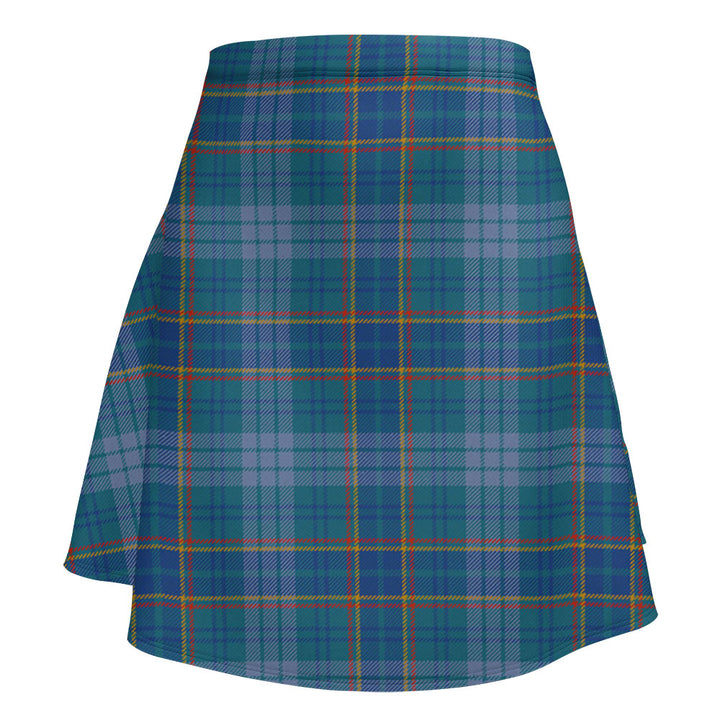 Dempster Ancient Clan Badge Tartan Flared Skirt