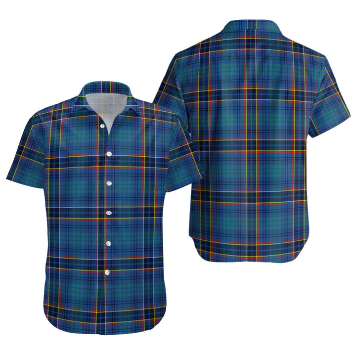 Dempster Modern Clan Badge Tartan Short Sleeve Shirt