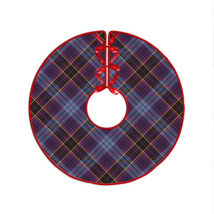 Dempster Weathered Clan Badge Tartan Christmas Tree Skirt