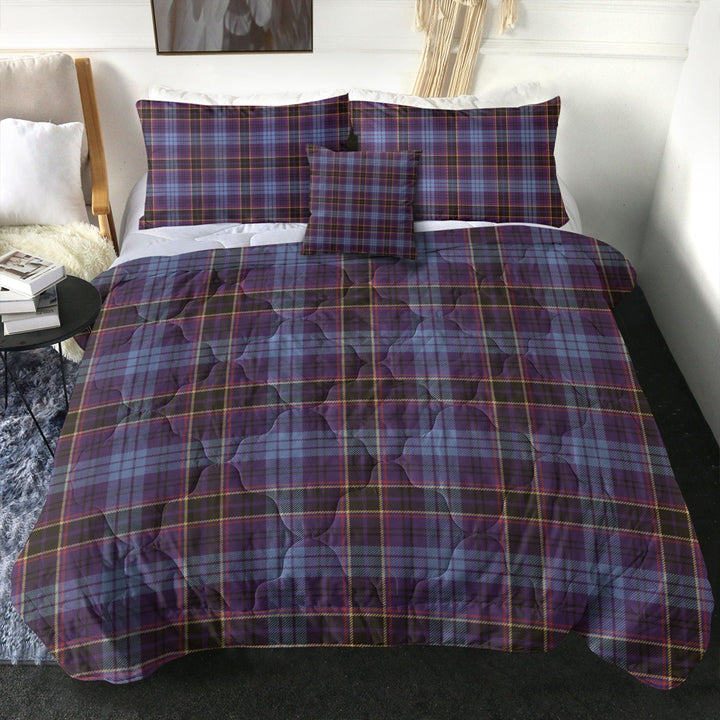 Dempster Weathered Clan Badge Tartan Comforter