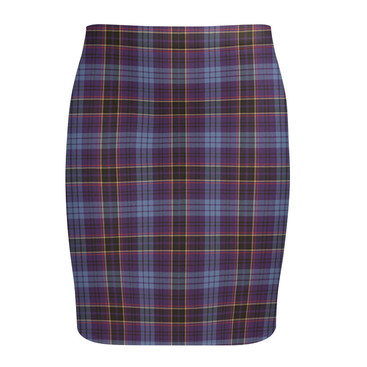 Dempster Weathered Tartan Fitted Skirt