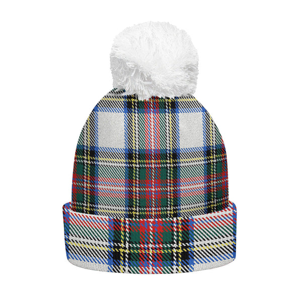 Dennistoun Clan Badge Tartan Bobble Beanie Hat