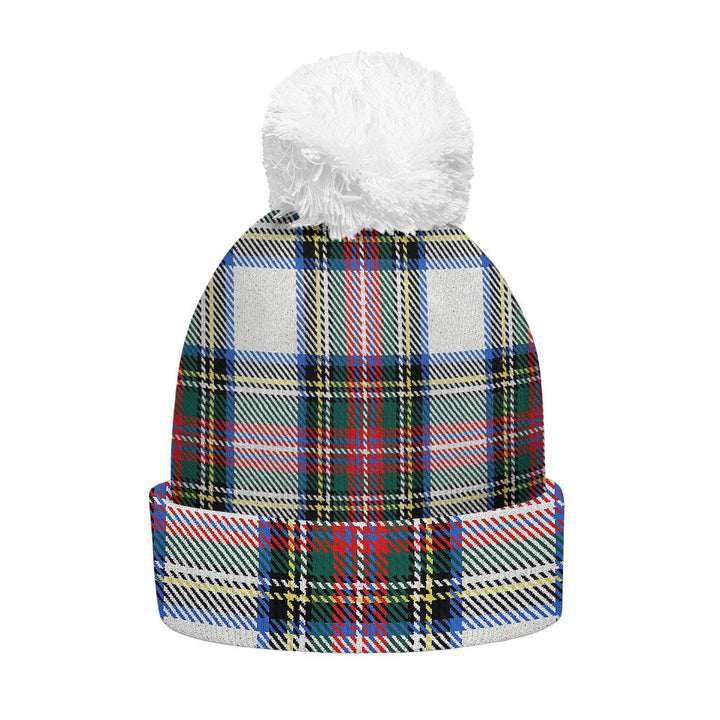 Dennistoun Clan Badge Tartan Bobble Beanie Hat