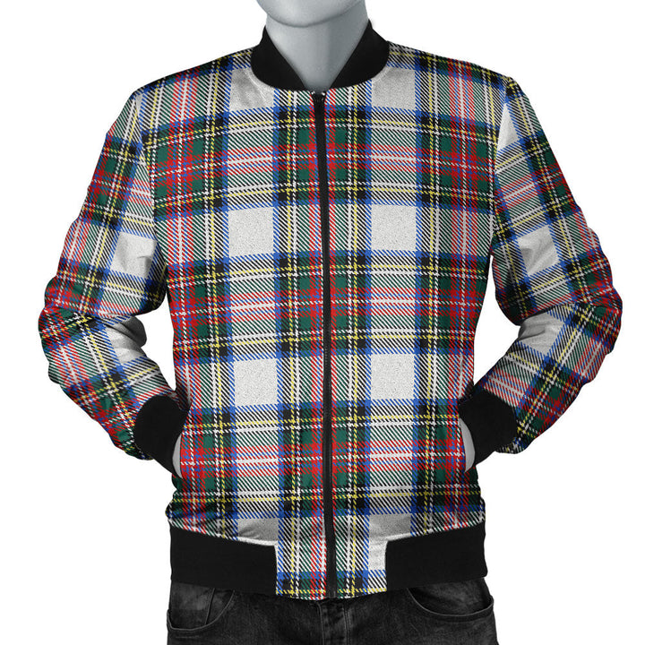 Dennistoun Clan Badge Tartan Bomber Jacket