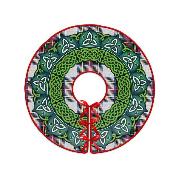 Dennistoun Clan Badge Tartan Christmas Tree Skirt Heritage Holiday Decor