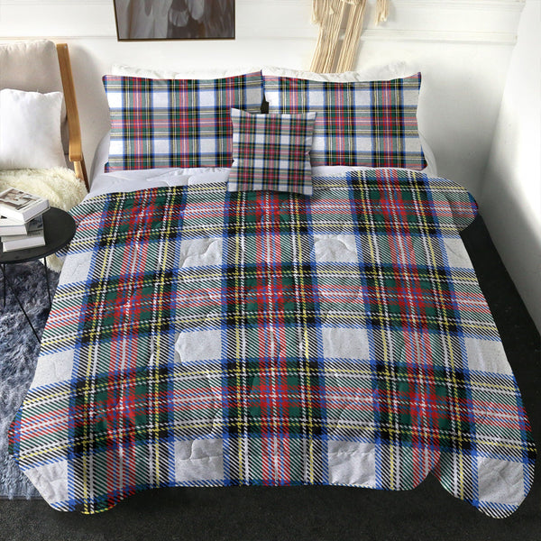 Dennistoun Clan Badge Tartan Comforter