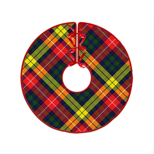 Dewar Clan Badge Tartan Christmas Tree Skirt