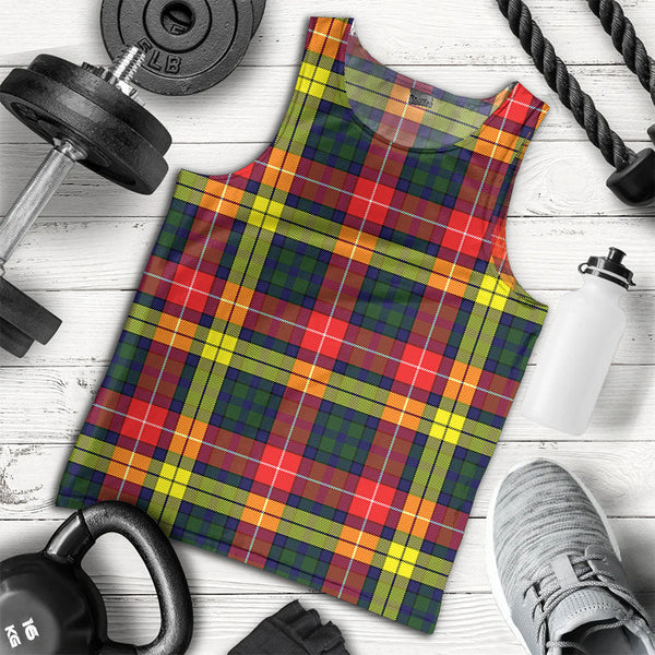 Dewar Clan Badge Tartan Men Tank Top