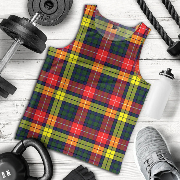Dewar Clan Badge Tartan Men Tank Top