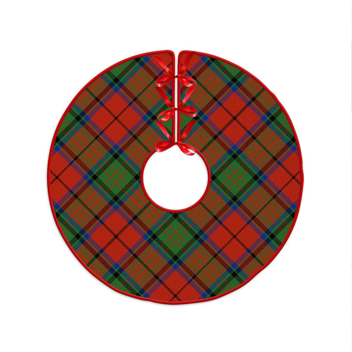 Dickie Modern Clan Badge Tartan Christmas Tree Skirt