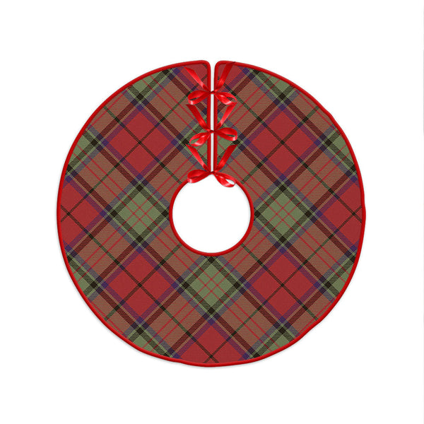 Dickie Weathered Clan Badge Tartan Christmas Tree Skirt