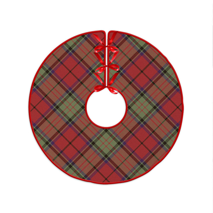 Dickie Weathered Clan Badge Tartan Christmas Tree Skirt