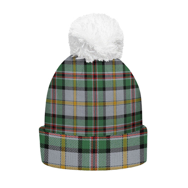 Dinwoodie Modern Clan Badge Tartan Bobble Beanie Hat