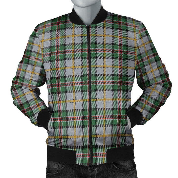 Dinwoodie Modern Clan Badge Tartan Bomber Jacket