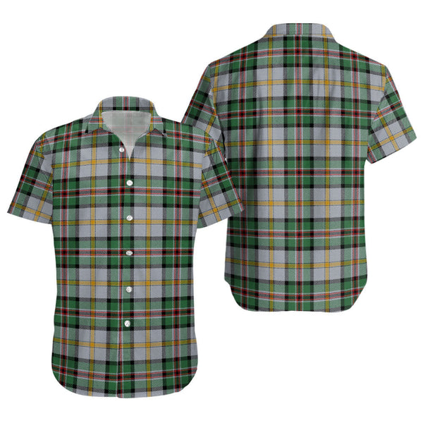 Dinwoodie Modern Clan Badge Tartan Short Sleeve Shirt