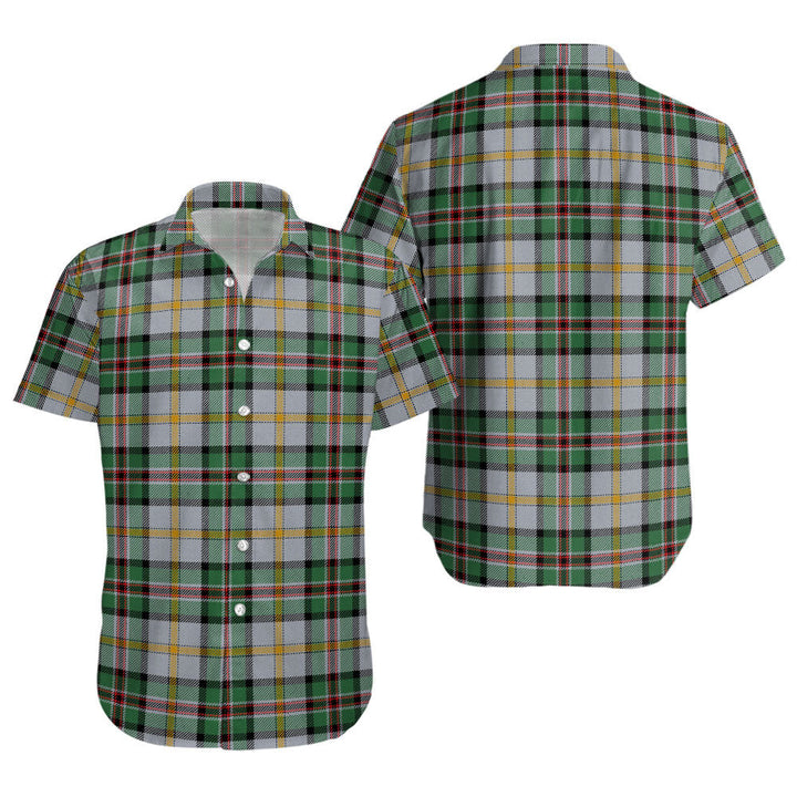 Dinwoodie Modern Clan Badge Tartan Short Sleeve Shirt