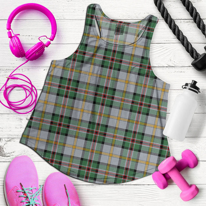 Dinwoodie Modern Clan Badge Tartan Women Racerback Tank Top