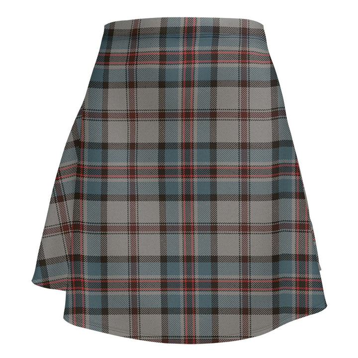 Dinwoodie Weathered Clan Badge Tartan Flared Skirt