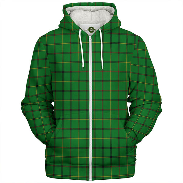 Don (Tribe of Mar) Clan Badge Tartan Sherpa Hoodie