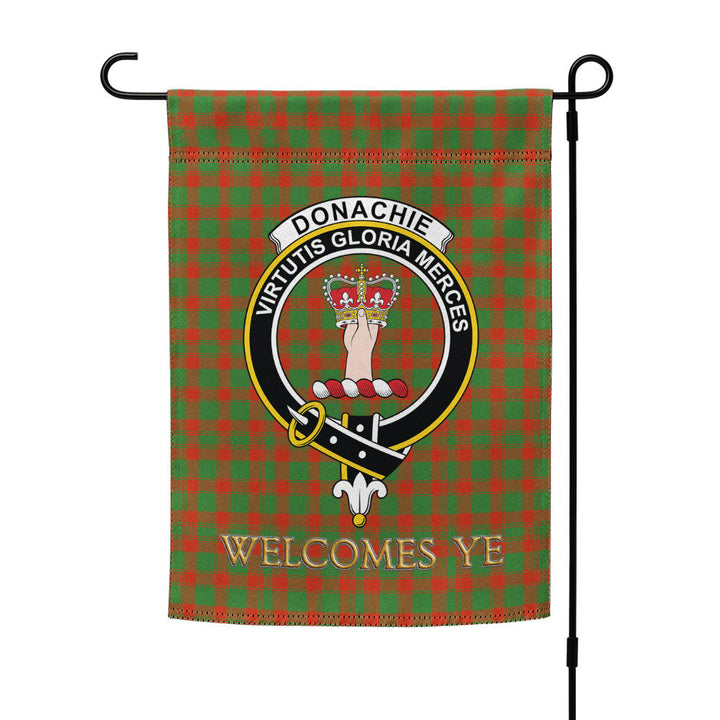 Donachie Ancient Clan Badge Tartan Garden Flag