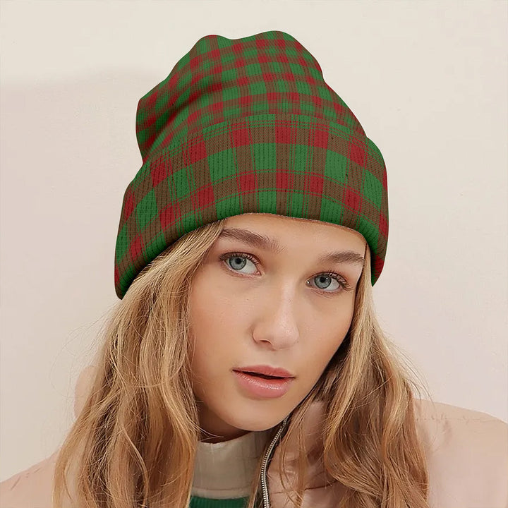 Donachie Modern Clan Badge Tartan Knitted Beanie