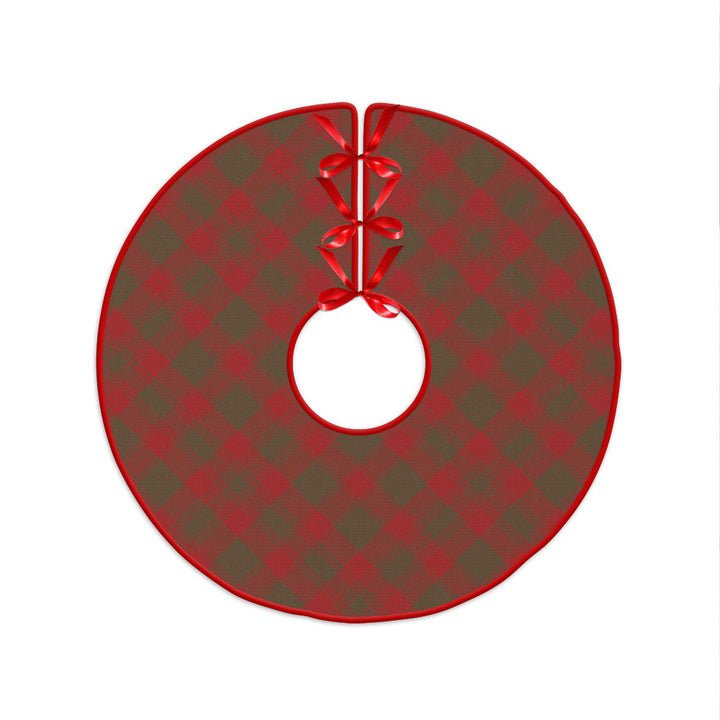 Donachie Weathered Clan Badge Tartan Christmas Tree Skirt