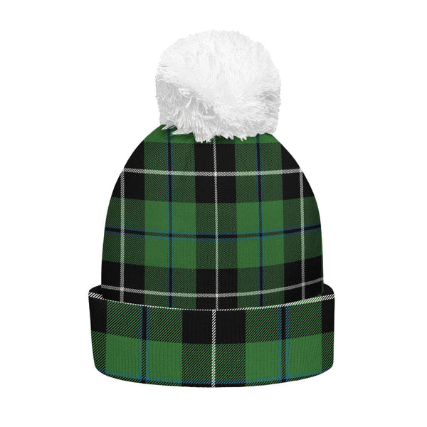 Douglas Ancient Clan Badge Tartan Bobble Beanie Hat