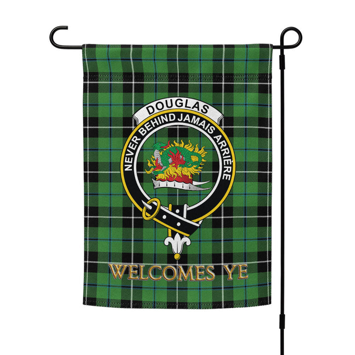 Douglas Ancient Clan Badge Tartan Garden Flag