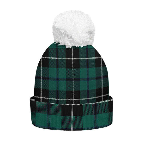 Douglas Modern Clan Badge Tartan Bobble Beanie Hat