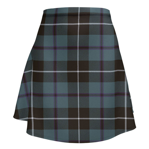 Douglas Weathered Clan Badge Tartan Flared Skirt