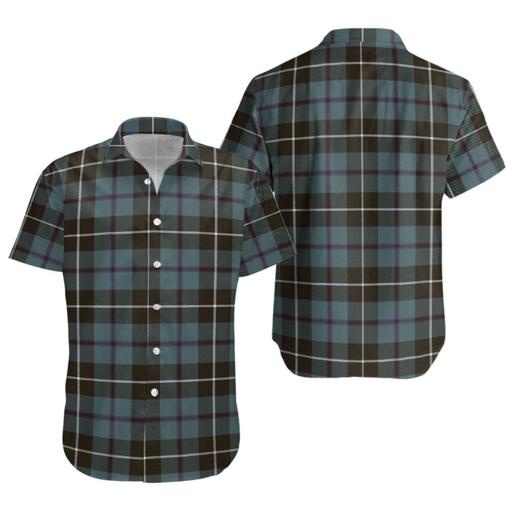 Douglas Weathered Clan Badge Tartan Short Sleeve Shirt