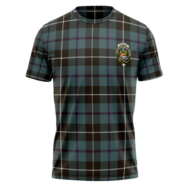 Douglas Weathered Clan Badge Tartan T-Shirt