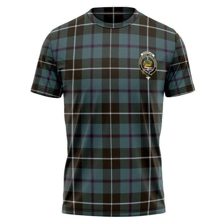 Douglas Weathered Clan Badge Tartan T-Shirt