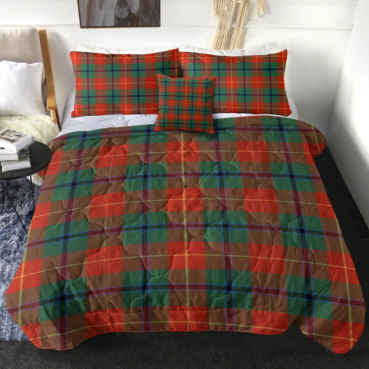 Douglas of Roxburgh Ancient Clan Badge Tartan Comforter | Celticprime ...