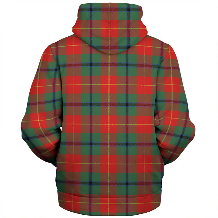 Douglas of Roxburgh Modern Clan Badge Tartan Sherpa Hoodie ...