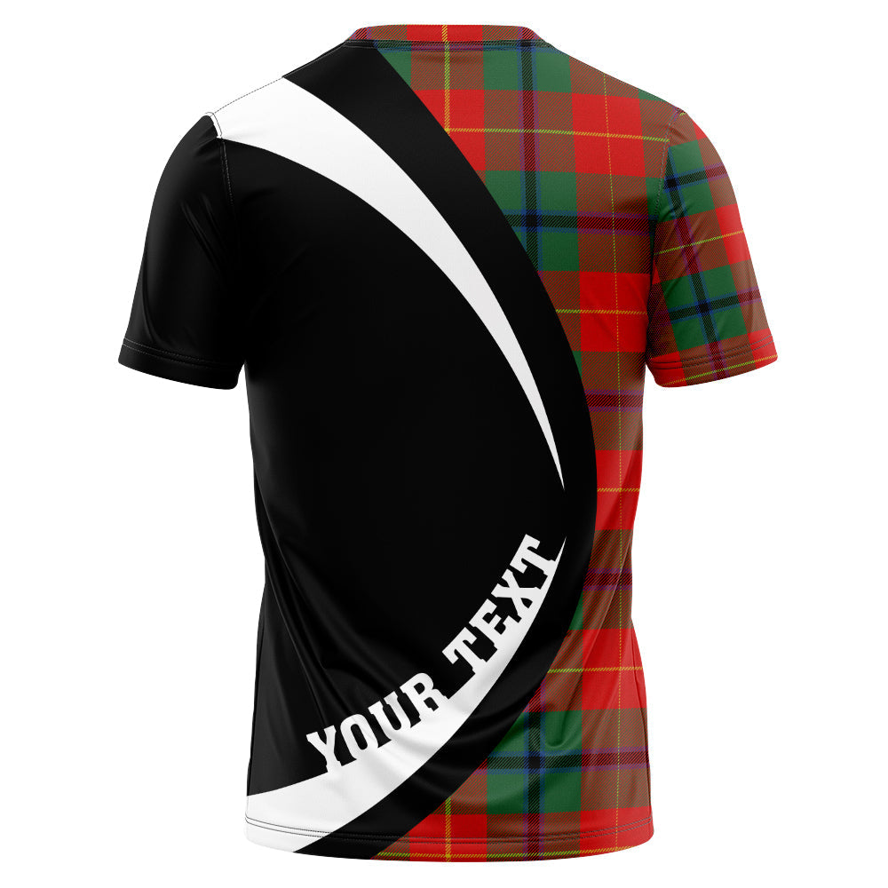 Douglas of Roxburgh Modern Clan Badge Tartan T-Shirt Circle Style ...