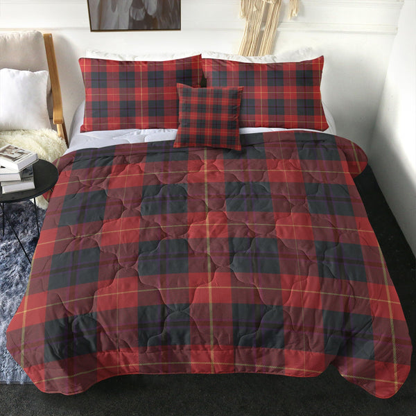 Douglas of Roxburgh Weathered Clan Badge Tartan Comforter