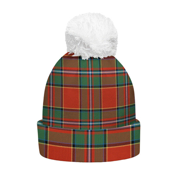 Drummond Ancient Clan Badge Tartan Bobble Beanie Hat