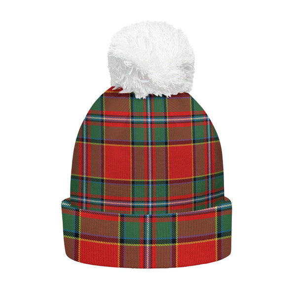 Drummond Modern Clan Badge Tartan Bobble Beanie Hat
