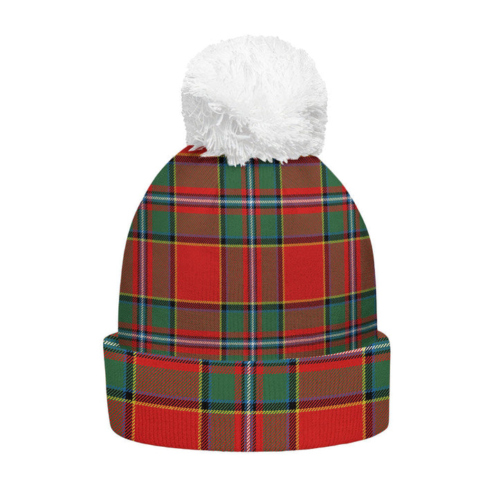 Drummond Modern Clan Badge Tartan Bobble Beanie Hat