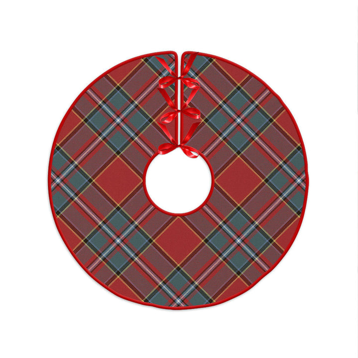Drummond Weathered Clan Badge Tartan Christmas Tree Skirt
