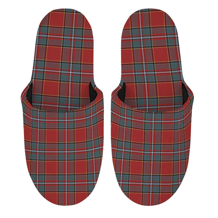 Drummond Weathered Clan Badge Tartan Mop Slippers