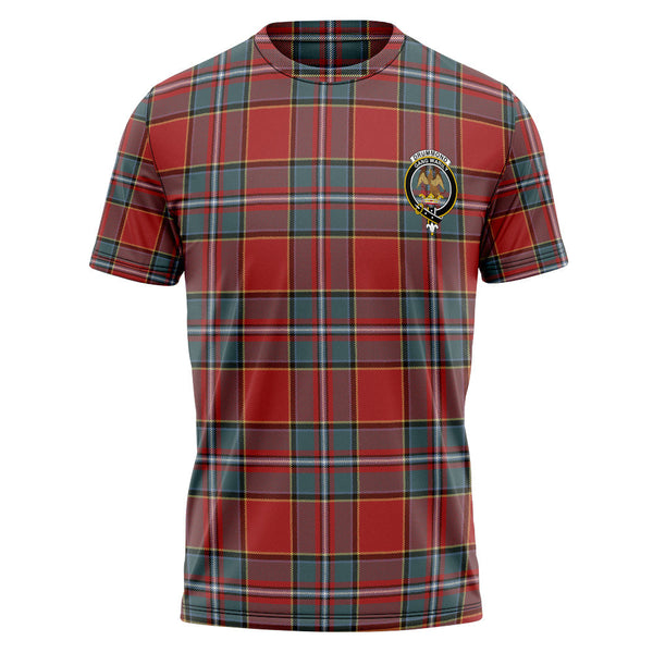 Drummond Weathered Clan Badge Tartan T-Shirt