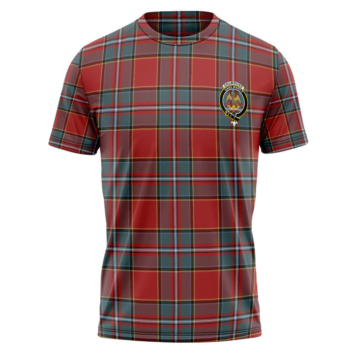 Drummond Weathered Clan Badge Tartan T-Shirt