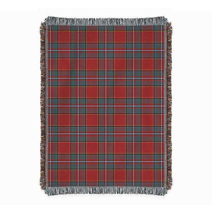 Drummond Weathered Clan Badge Tartan Woven Blanket